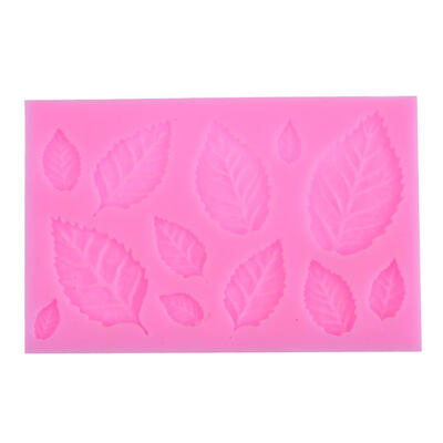 

3D Leaves Silicone Fondant Chocolate Cupcake Cake Decorating Baking Mould