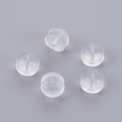 

Silicone Ear Nuts 4x5mm Hole 1mm