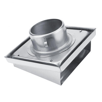 

Greensen 100mm Stainless Steel Wall Air Vent Square Tumble Dryer Extractor Fan Outlet