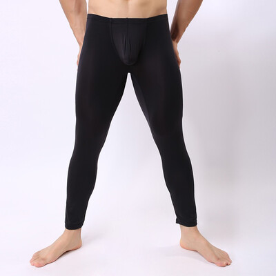 

Gobestart Mens Sexy New Style Fashionable Sexy Close-Fitting Super-Thin Thermal Pants