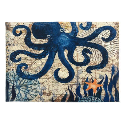 

Cotton Linen Heat Insulation Desk Napkin Kitchen Table Mats Marine Placemat