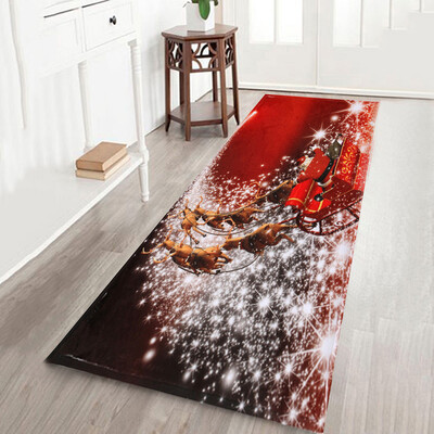 

Tailored Merry Christmas Welcome Doormats Indoor Home Carpets Decor 60x180CM