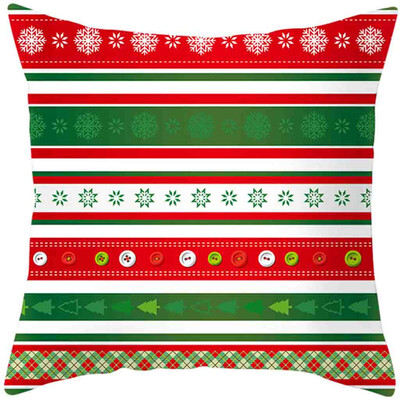 

Siaonvr 2020Merry Christmas Pillow Cases Cotton Linen Sofa Cushion Cover Home Decor