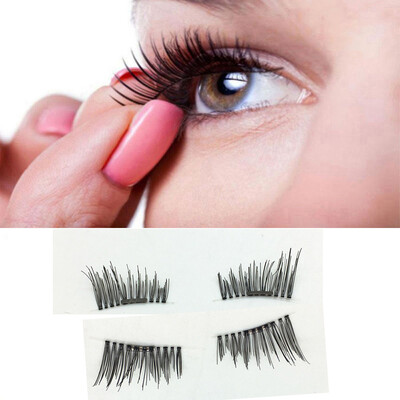 

〖Follure〗1 Pair 3D Magnetic False Eyelashes Lashes Reusable False Magnet