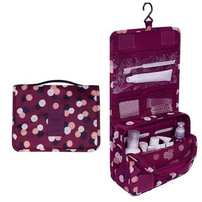 

Women Zipper Hanging Waterproof Travel Toiletry Wash Makeup Storage Cosmetic Organizer Bag Hanging Bag Hot