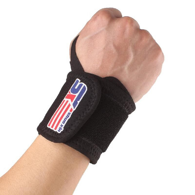 

SX503 Sports Elastic Stretchy Wrist Joint Brace Support Wrap Band Thumb Loop Black