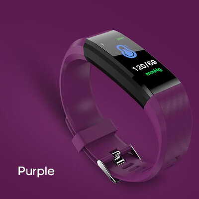 

Color screen 115plus smart bracelet sports step heart rate sleep sedentary factory direct gift Excellent live-green