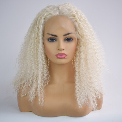 

〖Follure〗Curly Wig Lace Wigs Black Women Indian Remy Human Hair Lace Front