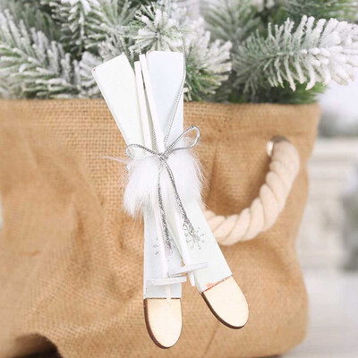

Tailored Tree Wooden DIY Christmas Xmas Gifts Sleigh Ornaments Pendants Hanging Tree Gift