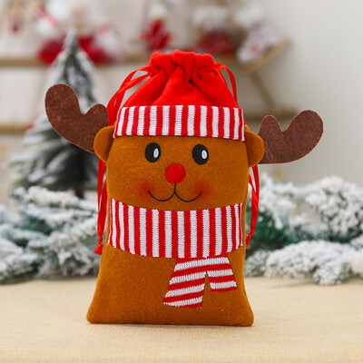 

〖Follure〗1PC Christmas Gift Storage Bag Drawstring Candy Toy Pouches Xmas Decoration