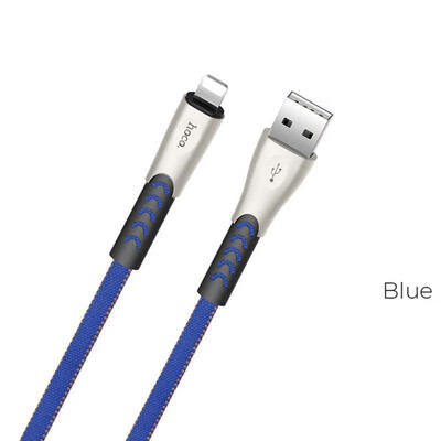 

HOCO U48 Zinc Alloy USB To Lightning Fast Charging Data Cable For IPHONE