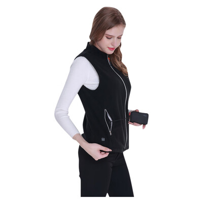 

Toponeto Men And Women Sleeveless Pocket Vest With Wool Hooded Winter Loose Vest