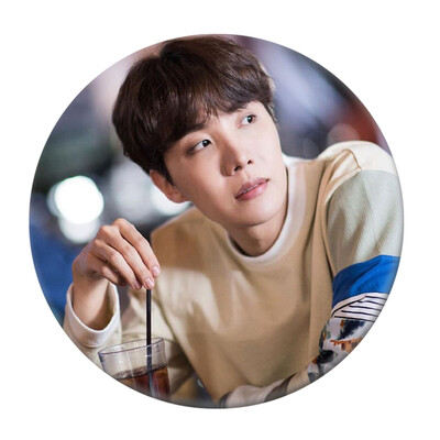 

KPOP Bangtan Boys BTS LightBoy With Luv Brooch Pin Badge For Clothes Hat Bag