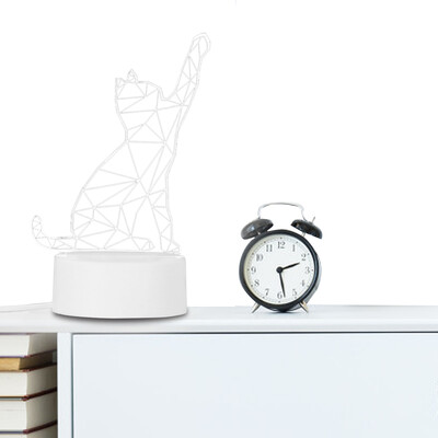 

New 3D Lamp Table Night Light Cartoon Toy Cat