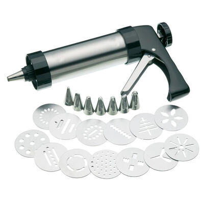

Stainless Steel Cylinder Extrusion Cookies Biscuit Press Cutter Baking Tool