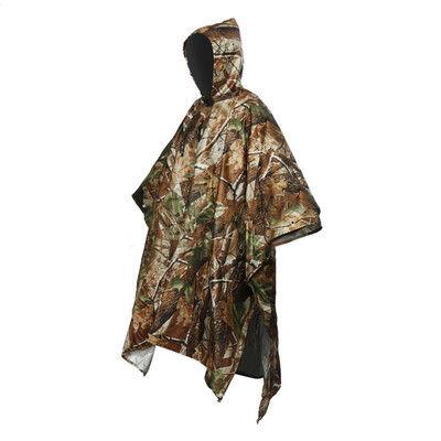 

UK Multifunctional One-Piece Rain Coat Raincoat Poncho Cape Tarp Camping Hiking