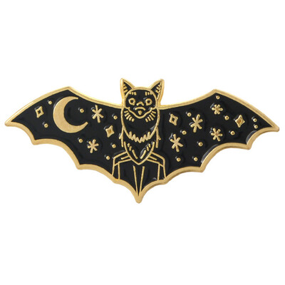 

Bat Brooch Night Bat Brooch Pin Badge Jacket Backpack Hat Decoration Womens Mens Fashion Jewelry Gift Accessories