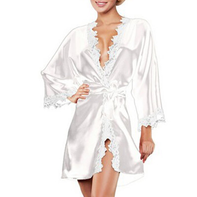 

Sexy Lingerie Women Lace Robe Dress Babydoll Nightdress Nightgown Sleepwear Gift