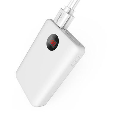 

10000mAh Mini Power Bank External Battery Bank 21AMAX Multiple Input Interface Dual USB Output Quick Charge Powerbank