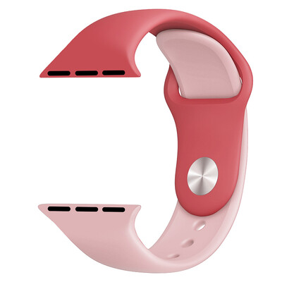 

〖Follure〗Two color Soft Weave Silicone Replacement Band Strap For Apple Iwatch 4 40mm