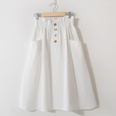 

Roseonmyhand Womens Casual Denim Vintage Comfortable High Waist Bandage Ladies Long Skirt