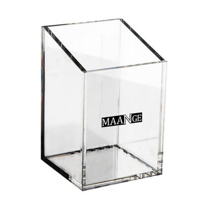 

Acrylic Transparent Storage Box Cosmetic Brushes Pens Clear Container