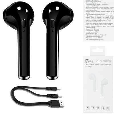

Old town for apple i7s TWS Twins Wireles Earphone Mini earpods Bluetooth hbq Earbuds Stereo Headset For Iphone 5 6 7 8 airpro