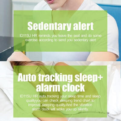 

ID115U Smart Bracelet Sleep Monitor IP67 Waterproof Fitness Tracker Watch