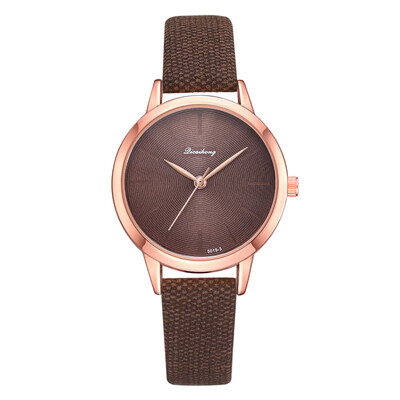 

Quartz watch exquisite ladies fashion wild table rose gold border