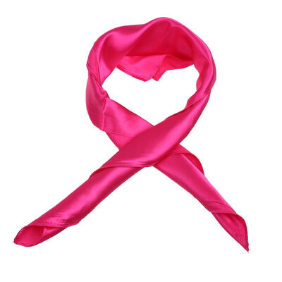 

Satin Solid Color Scarf Women Silk Small Square Neckerchief Autumn Scarves