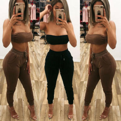 

Women Lady Pencil Stretch Casual Jeggings Skinny Pants High Waist Slim Trousers