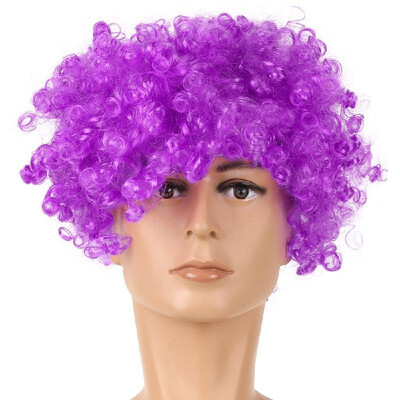 

Soccer Fans Wig Explosion Curly Hairpiece Party Decoration Carnival Headwear Wigs