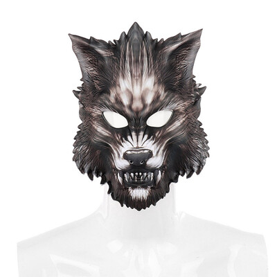 

Halloween Wolf Full Face Mask Horror Party Cosplay Masks Animals Masque Halloween Party Decoration Supplies