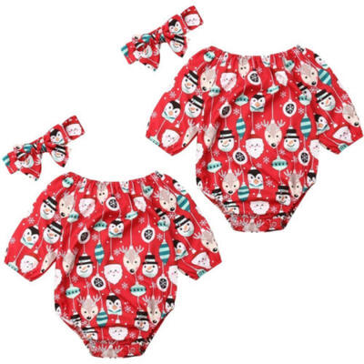 

Newborn Baby Girl Boy Xmas Santa Romper Outfits Costume Fancy Dress Up Clothing