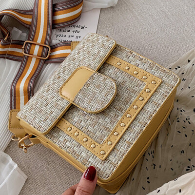 

The 2019 new summer on the new law elementary school public broadband small bag female fashion simple Joker shoulder bag