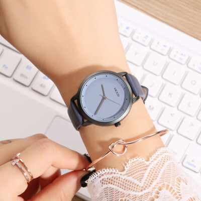 

Couple watches men&women models steel chain watch Korean version of the simple ultra-thin casual quartz watch steel strip