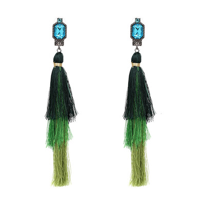 

1 Pair New Fashion Design Long Earrings Bohemian Wedding Jewelry Statement Swings Drop Earring for Women