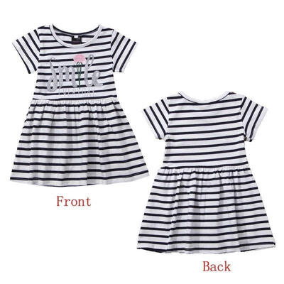 

Smile Everyday Baby Girl Party Princess Prom Short Sleeve Tutu Dresses Skirts US