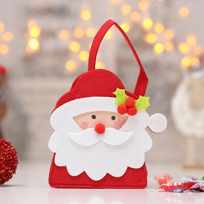 

〖Follure〗Christmas Decorations Xmas Snowman Apple Bag Christmas Eve Apple Bag
