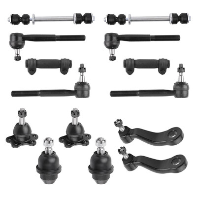 

14pc Complete Tierods Pitman Idler Arm Suspension Kit For Chevy GMC Trucks 4WD
