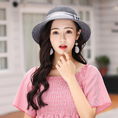 

Hat female summer Korean version versatile fishermans hat Japanese sun hat sunshade hat sunscreen face protection UV travel