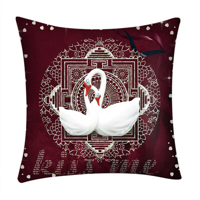 

Siaonvr Valentines Day Polyester Printed Sofa Car Home Decoration Pillow Case