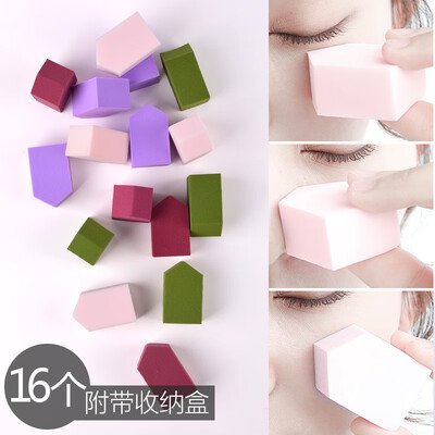 

Beauty skin jelly pentagonal puff 16 MF0605 small house beauty egg multi-function sponge puff wet&dry foundation sponge