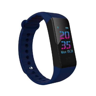 

Colorful Screen Digital Intelligent Bracelet BT Fitness Smart Band Step Heart Rate Monitor Blood Pressure Test Monitoring Wristban