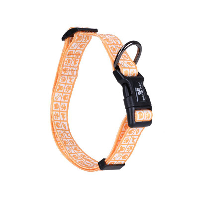 

Comfortable Dog Collar Pet Premium Printed Collar with Seatbelt-buckle Leash Ring For Small Big Pet Dogs Collars