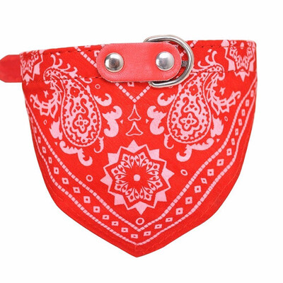 

Pet Dog Adjustable Bandanas Collars Triangular Bandage Saliva Towels