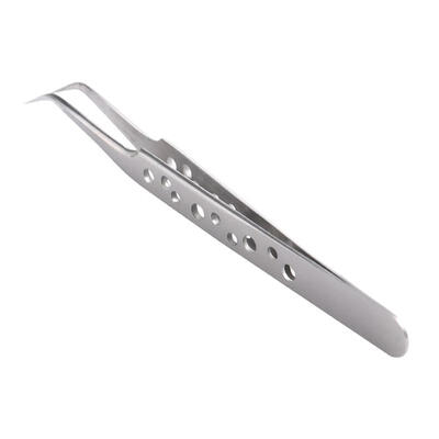 

Nail Art Steel Picking Tool Anti-Static Tweezers Eyelash Precision Clip