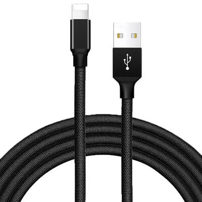 

USB Cable For IPhone 8 7 6 Plus 5s ROCK 21A Data Sync USB Cable For IPhone X 7 6s Plus For IPhone Charger C-1m