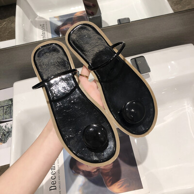 

Summer flat slippers women wear fashion girls heart fairy wind Joker student sandals