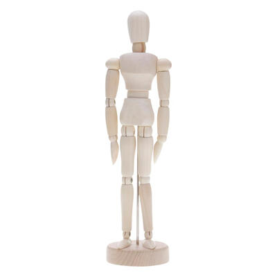 

Handmade Wooden Movable Limbs Human Figure Model Artist Sketch Draw Models